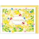 メッセージカード 退職祝い ホールマーク（Hallmark）　グリーティングカード　サンキュー　Blooming　イエロー　817558　サンキュー2│カード・メッセージカード　グリーティングカード