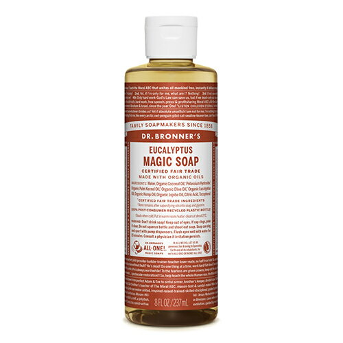 ドクターブロナー（DR.BRONNER’S）　マジックソープ　ユーカリ　S　237mL