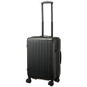 スカイラボ(SKY LABO) 多機能キャリー スーツケース Mサイズ 48L~55L ブラック