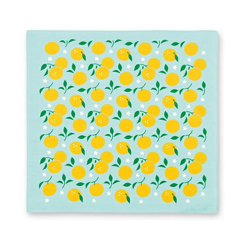 風呂敷（FUROSHIKI）　おかみさんの小風呂敷　柚子