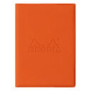 ロディア（RHODIA）　PVCハードカバー　No11用　ポケット　cfrdphc11or　オレンジ│ブックカバー・読書用品・製本用品