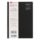 【2025年4月始まり】 日本能率協会 NOLTY(ノルティ) ティオ A5 ウィークリー見開き2週間 9306 ブラック 月曜始まり