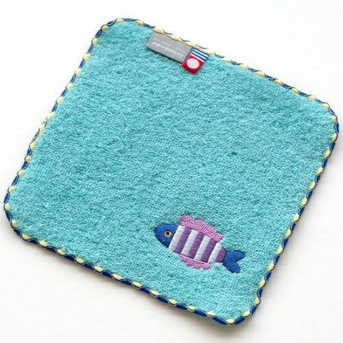 詳細説明【特長】・小さな手におさまるかわいいタオルハンカチ。刺繍柄がポイントです。&nbsp;商品仕様（スペック）柄：さかな本体サイズ（約）：縦16×横16cm素材：綿100％今治タオルブランド認定品