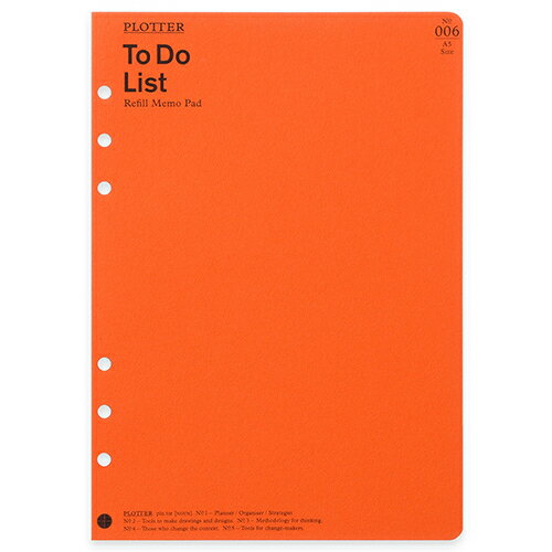プロッター（PLOTTER）　ToDoリスト　A5　PLT0006−A5　77716426　50枚入