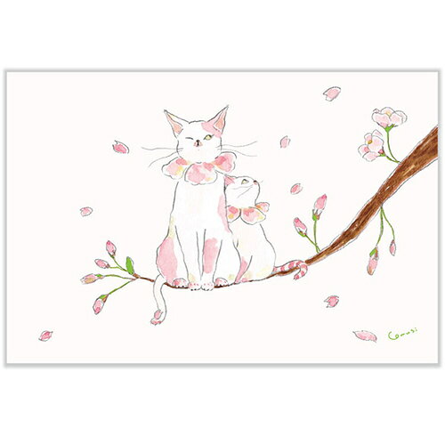 アクティブコーポレーション 春・トコロコムギポストカード PPA-276h 桜の木