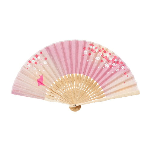詳細説明【ハンズオリジナル　扇子　花見猫】舞い散る桜と、そっと佇む猫のシルエット。季節の風景をやさしく切り取った、遊び心のあるデザインの扇子です。涼しげなブルーと、やわらかなピンクの2色展開。グラデーションにのせた花びらと猫のモチーフが、さりげない可愛らしさを演出します。軽くて持ち運びやすく、外出先でもさっと使えるコンパクトさ。お出かけや旅行、夏のイベントなど、さまざまなシーンで活躍します。ひと振りで広がる、やさしい風と季節の情景。猫好きの方へのギフトにもおすすめの一本です。商品仕様（スペック）カラー：ピンク本体サイズ（約）：長20cm素材：　[扇面]綿　[扇骨]竹　[袋]綿付属品：扇袋さくら舞う日に、猫とひと休み。
