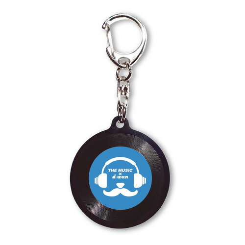 ミュージックキーホルダー　レコード　Ver.D−WAN　ライトブルー（Light　blue）のサムネイル