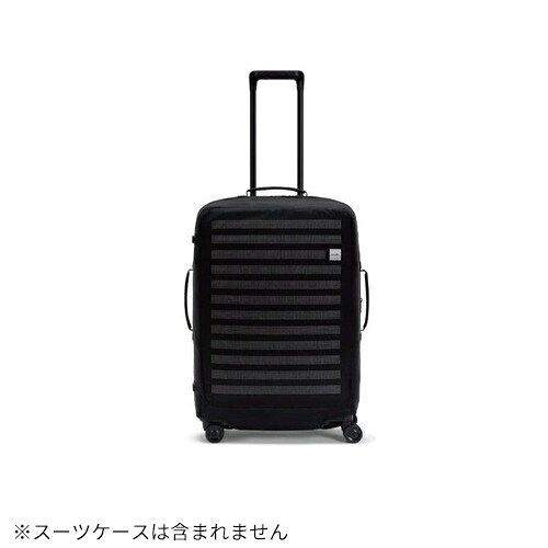詳細説明【特長】・ロジェール（LOJEL）のスーツケース「キューボ（CUBO）」をしっかり保護する、専用ラゲージカバーです。・CUBO　Fit　Liteサイズに対応します。・ラゲージカバーは、超耐久性の400Dナイロンで作られており、CUBO独特のスタイルと機能をしっかり保護します。・CUBOの拡張機能に対応できるように設計されており、中央にジッパーがあるので、取り外すことなく簡単に梱包したり開梱したりできます。・外側の3つのハンドルにより、どの角度からでも荷物を簡単に受け取ることができます。・洗濯可能です。旅行が終わるごとに洗うことができ、清潔に保てます。・巾着ポーチ付きです。・ラゲージカバーを装着することで、スーツケースの寿命を延ばしてくれるので、安心して旅行ができます。&nbsp;商品仕様（スペック）カラー：ブラック本体サイズ（約）：幅45×奥35（38）×高69cm対応サイズ（約）：Cubo　FIT　Liteサイズ　89L（拡張時101L）重量（約）：660g素材：400Dナイロン保証期間：1年CUBO専用ラゲージカバー
