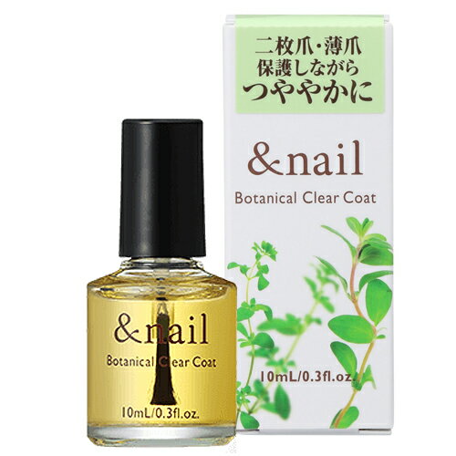 石澤研究所　アンドネイル　ボタニカルクリアコート　10mL│ネイルアート・ネイルケアのサムネイル