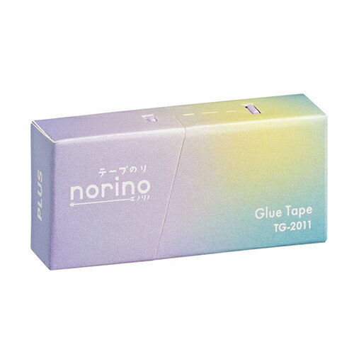 プラス（PLUS）　ノリノ（norino）　紙ケース入りテープのり　6mm　54－491　パープル│のり　テープのり