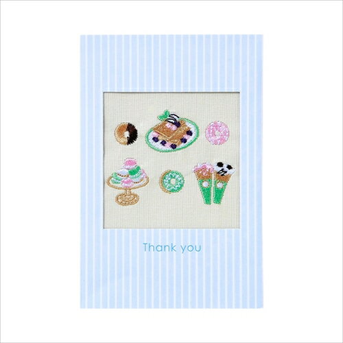 学研ステイフル　アンナス（annas）　刺繍カード　D08044　TYマカロン