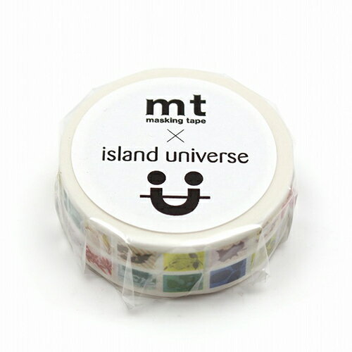 カモ井　mt　アイランドユニバース（island　universe）　MTLAND03　Flags／leaf　S│シール　マスキングテープ