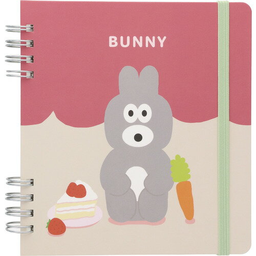 パイロット（PILOT）　ジュース×ブランチブラザー　スクエアリングノート　NRRSB25-BU　バニー