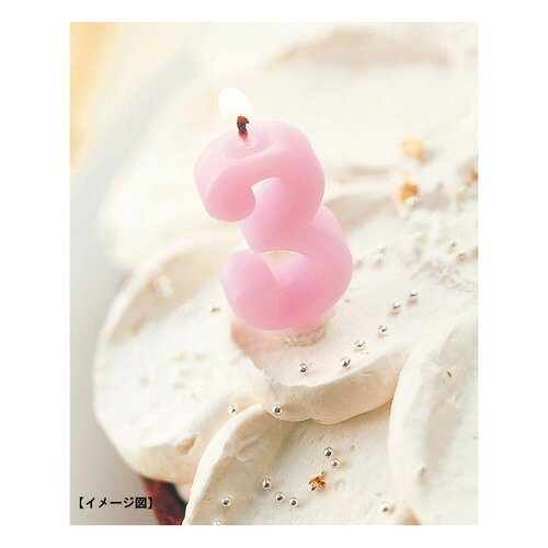 カメヤマ　ナンバーキャンドルパステル　1番