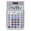 カシオ(CASIO) 実務電卓 ジャストタイプ 12桁 JS−20WKA−SR−N シルバー