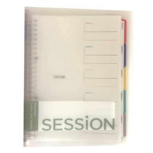 【お買い得】　マルマン（maruman）　セッションバインダー　B5　FMR9SETA−07　抹茶ラテ