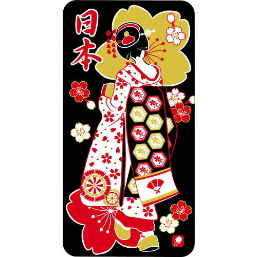 フロンティア Jステッカー SL-237 舞妓と桜