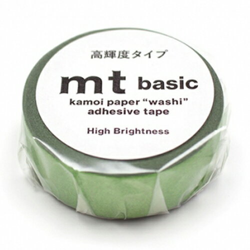 カモ井　mt　1P　MT01P537　高輝度／イエローグリーン│シール　マスキングテープ