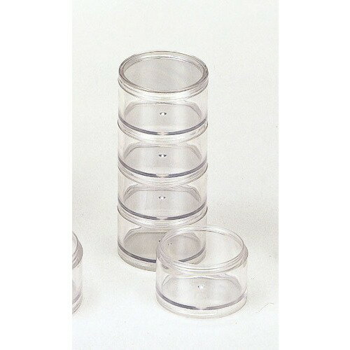 詳細説明【特長】・ネジ山の長さが長い為、締めた後ネジが緩み難い設計です。・ビーズやネイルストーン等の収納に便利です。&nbsp;商品仕様（スペック）カラー：クリア本体サイズ（約）：［5段時］径40×高102mm、［1段時］径40×高25mm素材：スチロール原産国：日本外寸径40mmのジョイントネジ式ラウンドケースです。5段組みでの販売になります。