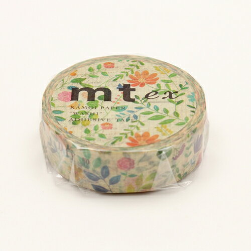 カモ井　mt　ex　MTEX1P109R　水彩花柄