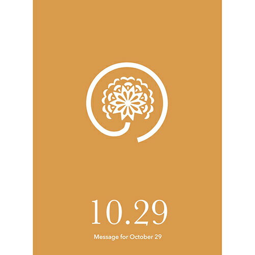 草紙堂　花結びメッセージカード　10月29日