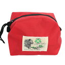 サンパック(SUNPAK) ナイロンポーチ レッド