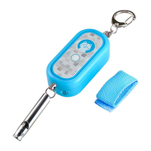 詳細説明【特長】・音と光で知らせる防犯アラームです。・反射ステッカーで夜間の安全対策にも役立ちます。・LEDライトボタンを押せば、LEDラントが点灯します。・ホイッスルを引っ張るとアラームが鳴り赤色点滅します。（※ピンは抜けません）・災害などいざという時にも役立つホイッスル付きです。・雨の中でも使える防雨タイプです。&nbsp;【製品仕様】・使用電池：単四形アルカリ電池×1本（別売）・電池寿命（約）：［アラーム+赤色点滅］2時間　［LEDライトのみ］13時間・音圧（約）：85db（※1m前方、アルカリ乾電池初期時）・光源：白色LED・防水仕様：IPX4（防沫形）&nbsp;商品仕様（スペック）本体サイズ（約）：縦73×横34×厚28mm（ホイッスル、キーホルダー除く）重量（約）：40g付属品：取付バンドいざという時にも役立つホイッスル付