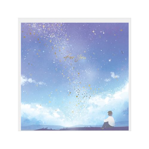 包む　色紙　夜空と星々　TS048