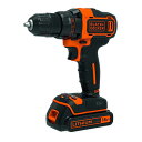 ブラック&デッカー(BLACK&DECKER) 18Vリチウム コードレスドリルドライバー BDCDD186K2