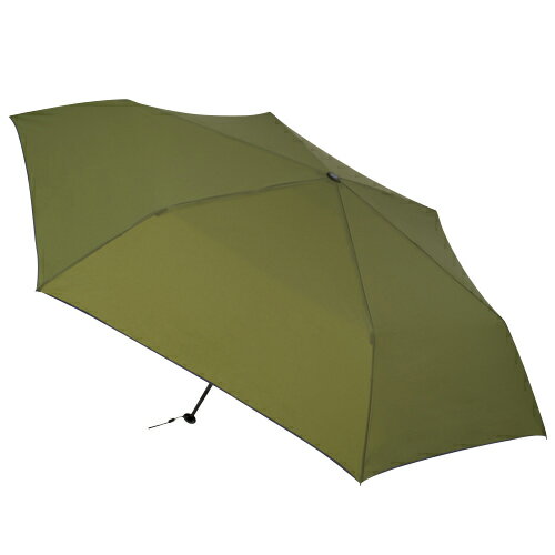 hands＋　超軽量簡単開閉折りたたみ傘　60cm　カーキ│傘・レインウェア・雨具　折りたたみ傘