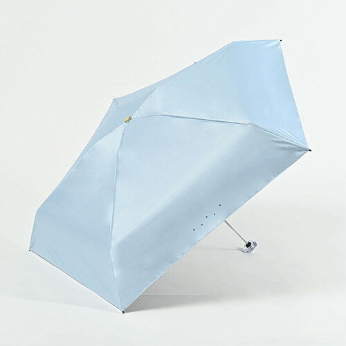 カリス（CHARIS）　晴雨兼用　クリスタル　byW　ビジュー折傘　524008CY　ベイビーブルー