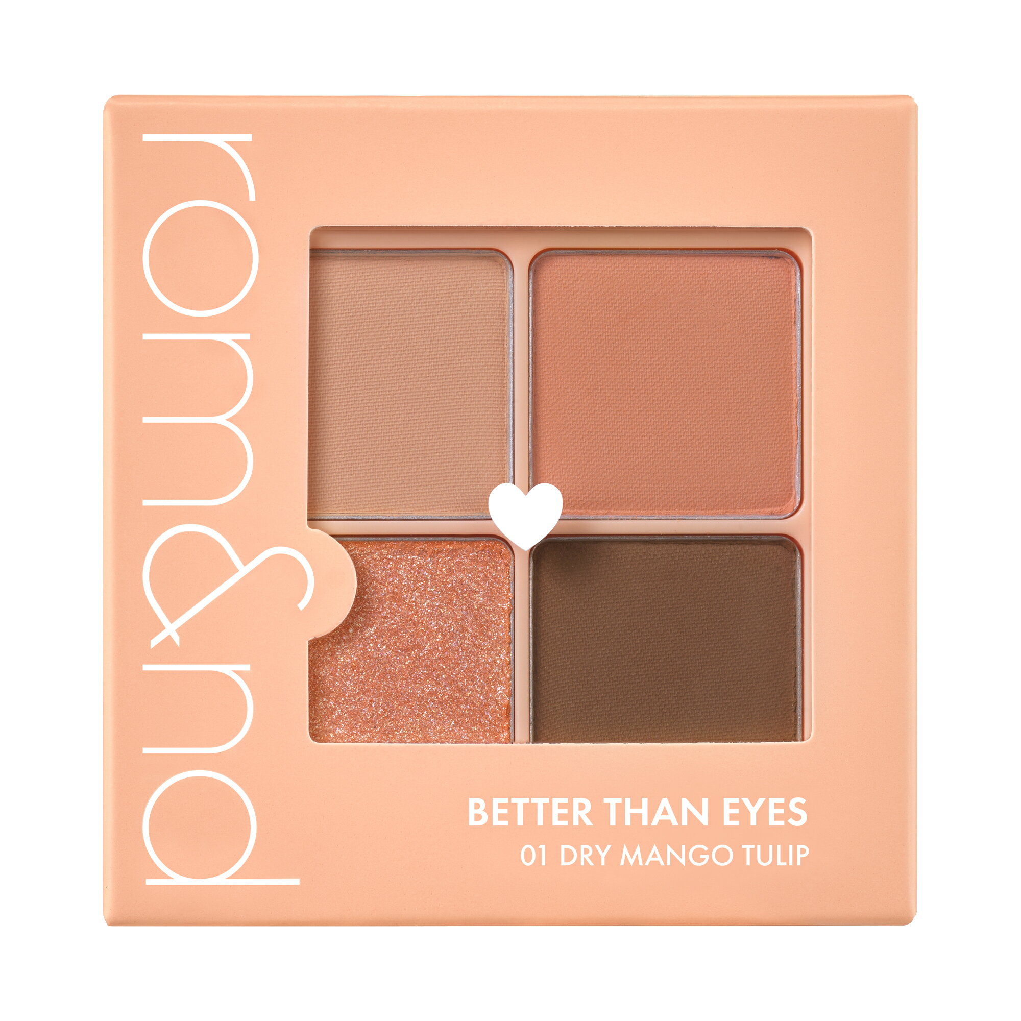 ロムアンド(rom＆nd)　ベターザンアイズ　＃01　ドライマンゴーチューリップ