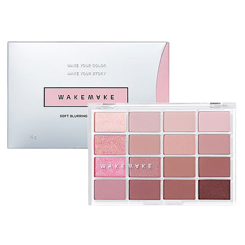 ウェイクメイク（WAKEMAKE）　ソフトブラーリングアイパレット　02ライブリーブラーリング│アイメイク　アイシャドウのサムネイル