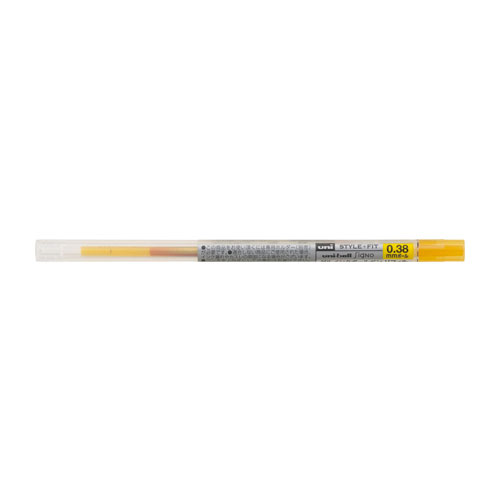 三菱鉛筆　スタイルフィット　ゲルインクボールペン　UMR−109　リフィル　0.38mm　ゴールデンイエロー