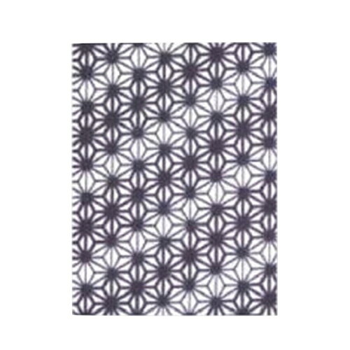 Hand Towel - 光　小紋手ぬぐい　麻の葉紺