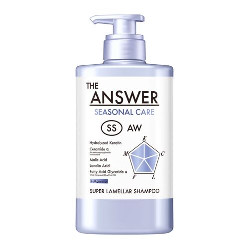 花王　ジアンサー（THE　ANSWER）　シーズナルケア　SS　スーパーラメラシャンプー　ポンプ　400mL