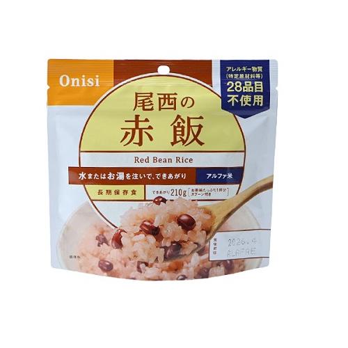 尾西食品 アルファ米 赤飯 100g 尾西食品 アルファ米 赤飯 100g