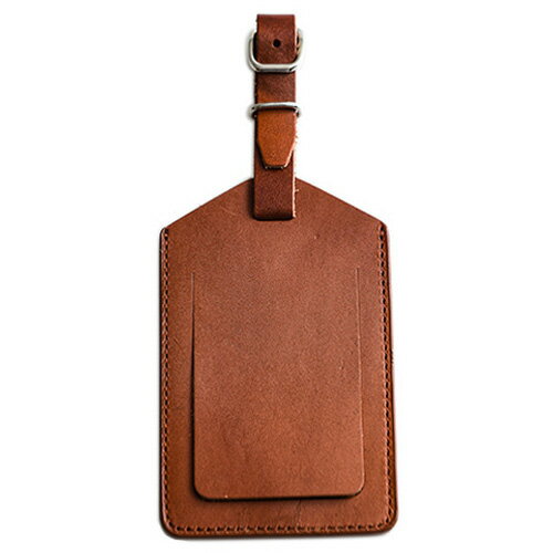 ティーティーシー（TTC）　本革ネームタグ　大サイズ　レンガ