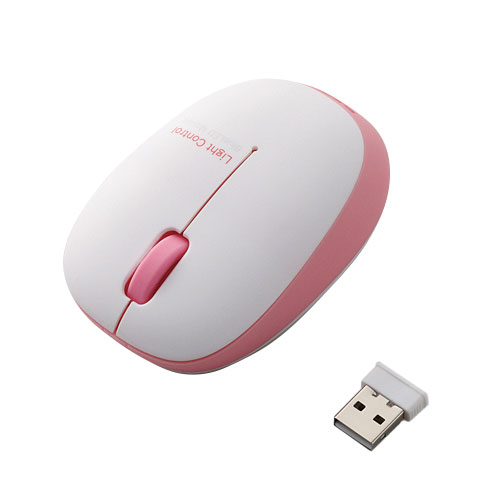 エレコム ワイヤレスBlueLEDマウス M−BL20DB ピンク│オフィス用品 マウス マウスパッド