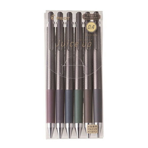 パイロット（PILOT）　ジュースアップ04　0.4mm　LJP120S4-6CCG　クラシックグロッシーカラー　6色セット│ボールペン　ゲルインクボールペンのサムネイル