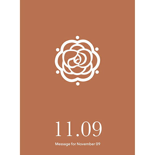 草紙堂 花結びメッセージカード 11月9日