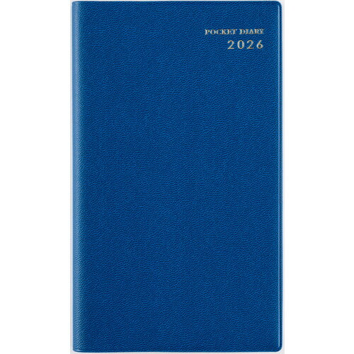 【2026年1月始まり】 高橋書店 ニューダイアリーアルファ4 手帳判 ウィークリーホリゾンタル 108 ブルー 月曜始まり