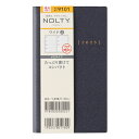 【2025年4月始まり】 日本能率協会 NOLTY(ノルティ) ワイド2 定形外 ウィークリーホリゾンタル 9101 ダークネイビー 月曜始まり