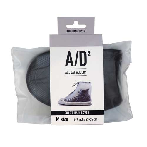 A/D2　ALL　DAY　ALL　DRY　シューズレインカバー　M　クリア│傘・レインウェア・雨具　レインブーツのサムネイル