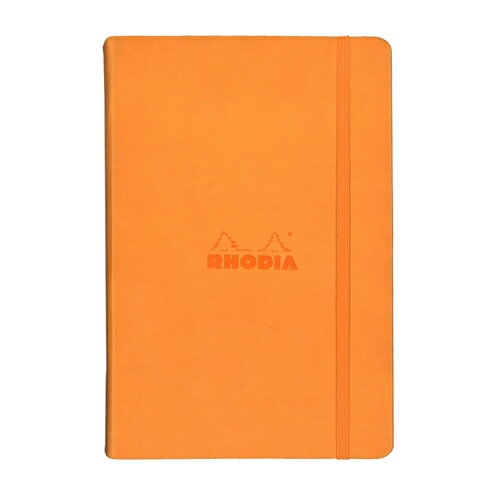 ロディア（RHODIA）　ウェブノートブック　A5　ドット方眼　cf118768　オレンジ│ノート・メモ　カバーノート