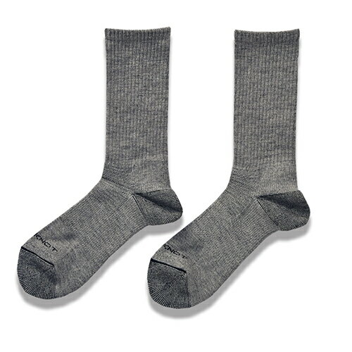 SOLFIBER FREEKNOT ジッとしていても温かい レイヤーテック ミドルソックス 先丸 Y5145−23−93 チャコール