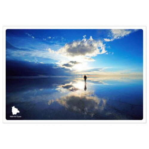 いろは出版　絶景ポストカード　ウユニ塩湖　ボリビア　6　ZPC−030│カード・メッセージカード　ポストカード(写真)