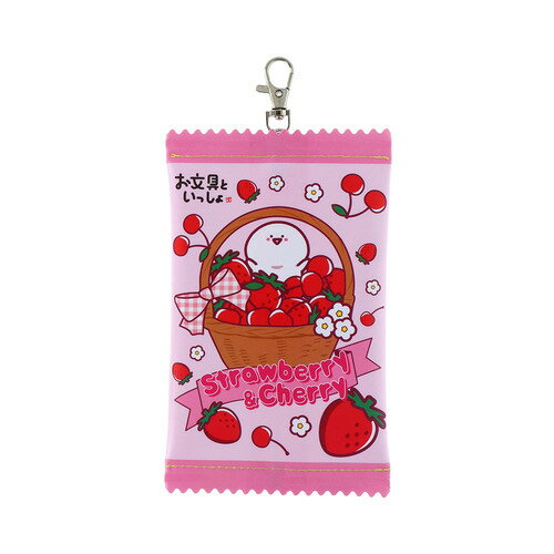 サンスター文具　お菓子パッケー風ポーチ　お文具といっしょ　ピンク...