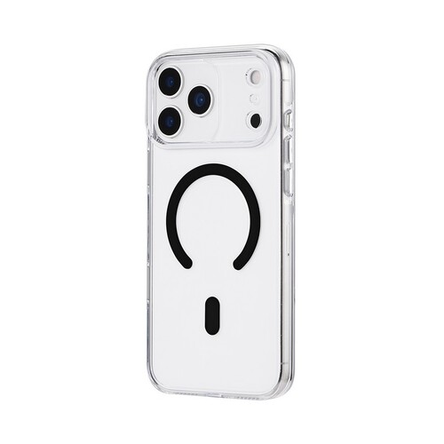 樂天商城 - 【iPhone17ProMax】　ルプラスネクスト（LEPLUS　NEXT）　超透明ハードケース　「MASTER　CLEAR　mag」　クリア／ブラック