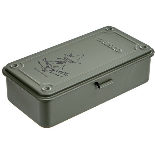 トラスコ（TRUSCO）　スナフキン　トランク型工具箱　Tー190　オリーブ│工具箱・脚立　工具箱のサムネイル